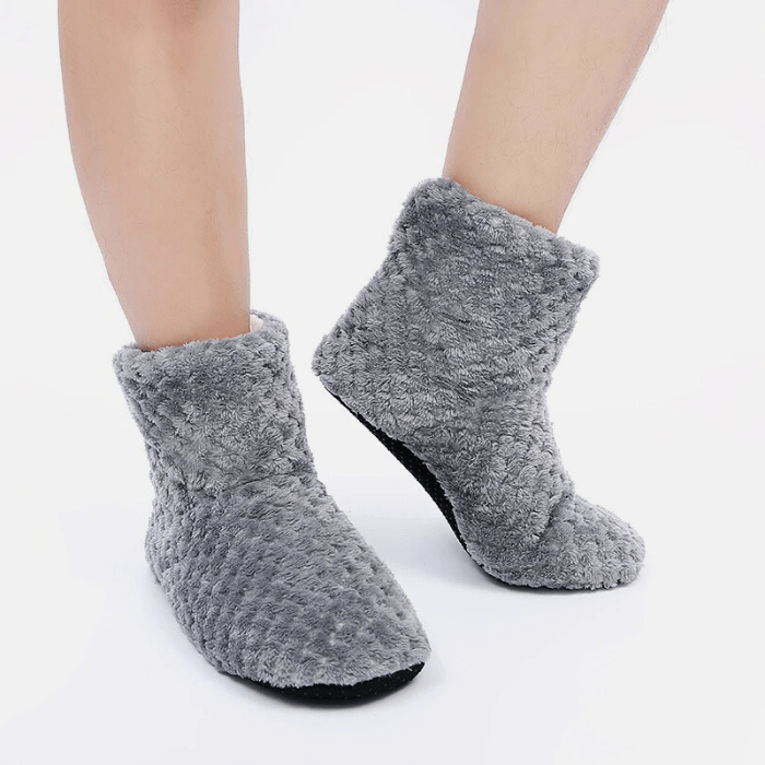 CHAUSSONS CHAUSSETTES FEMME AVEC SEMELLE