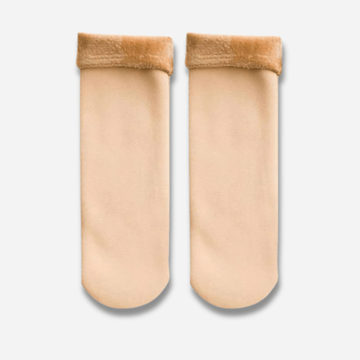 1 PAIRE DE CHAUSSETTES D'HIVER SAUMON / 36-42