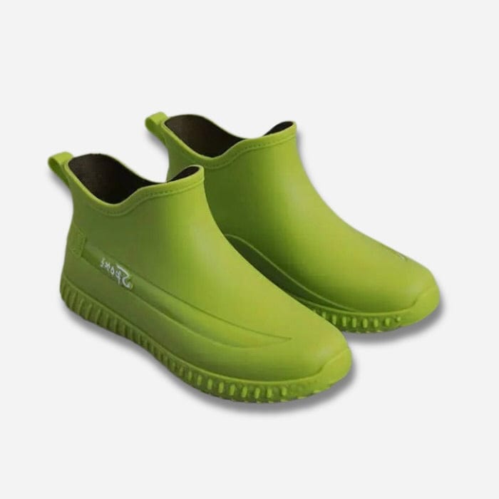 BOTTES COURTES EN CAOUTCHOUC VERT / 40