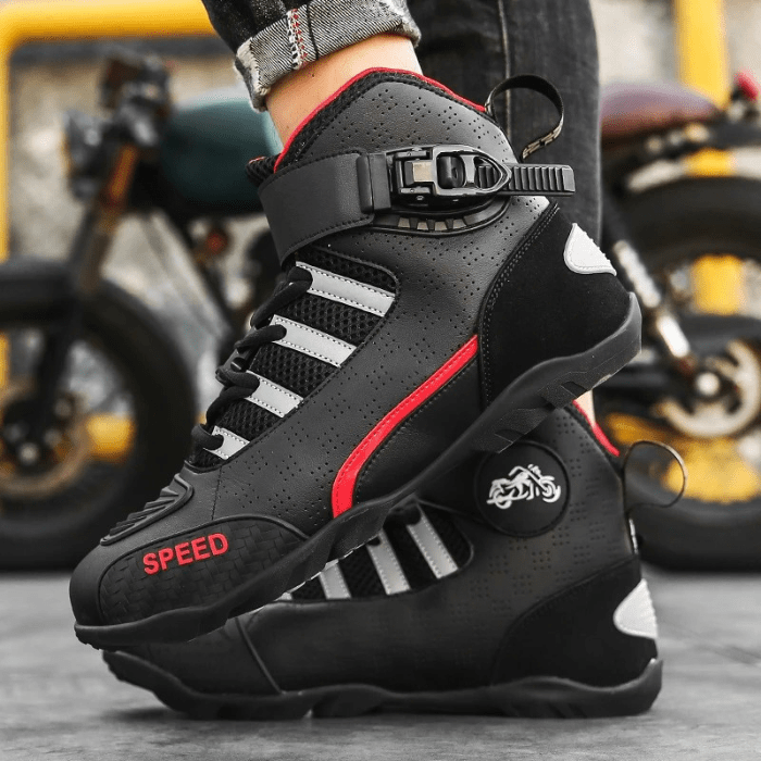 BOTTES DE MOTO POUR HOMME ANTI-CHUTE