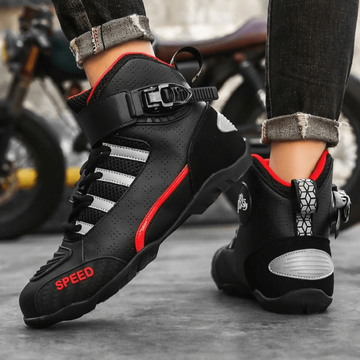 BOTTES DE MOTO POUR HOMME ANTI-CHUTE