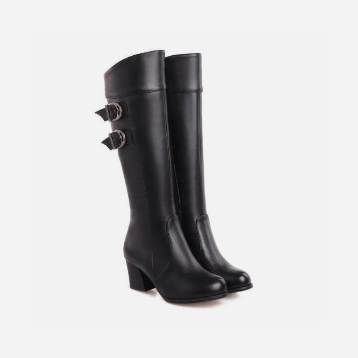 BOTTES FEMMES TIGE HAUTE NOIR / 34