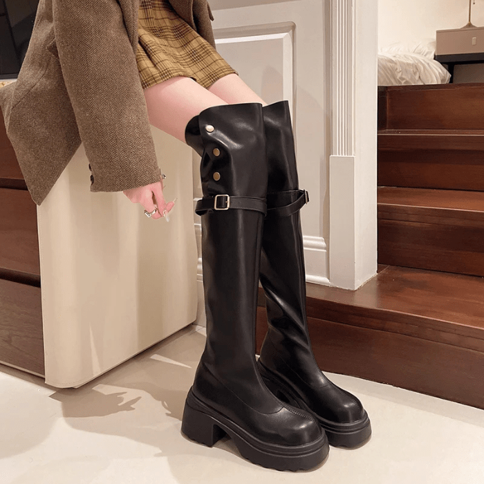 BOTTES HAUTES FEMME PLIABLES