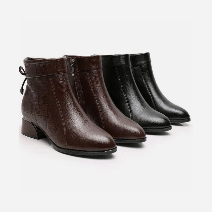 BOTTINES À PETIT TALON