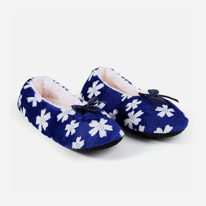 CHAUSSONS BALLERINES FEMME FLEURIS