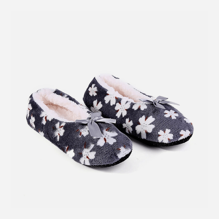 CHAUSSONS BALLERINES FEMME FLEURIS