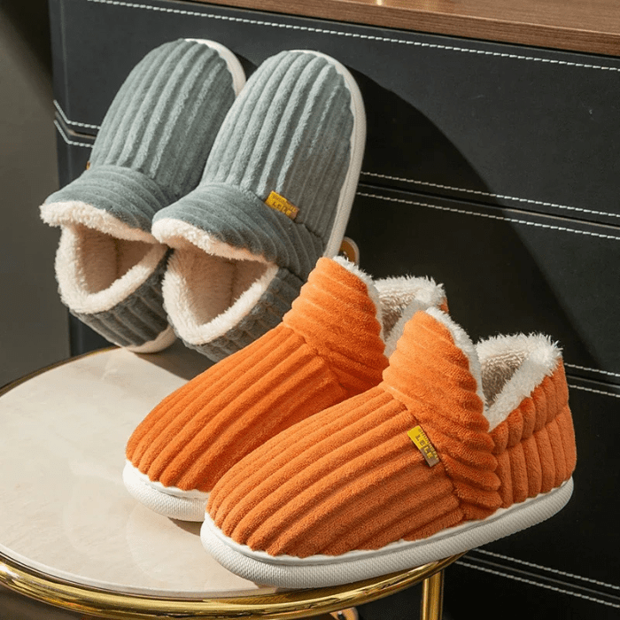 CHAUSSONS BOTTES FEMME FOURRÉS