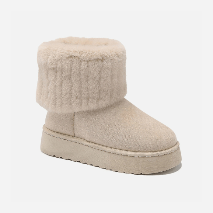 CHAUSSONS BOTTINES DE DE NEIGE BEIGE / 36