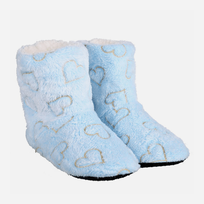 CHAUSSONS BOTTINES FEMME FOURRÉS BLEU / 38-40