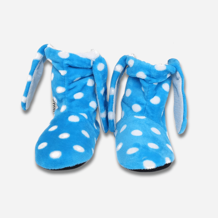 CHAUSSONS BOTTINES FEMME OREILLES DE LAPIN BLEU / 39-41