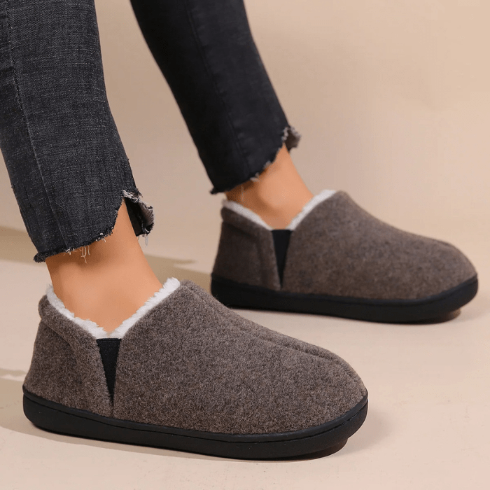 CHAUSSONS CHAUDS FEMME FOURRÉS