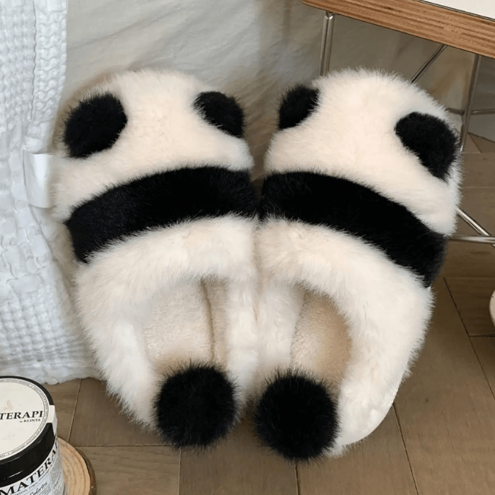 CHAUSSONS CHAUDS RIGOLOS PANDA