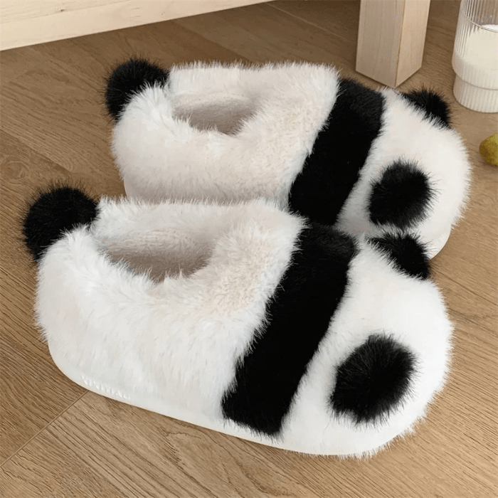 CHAUSSONS CHAUDS RIGOLOS PANDA