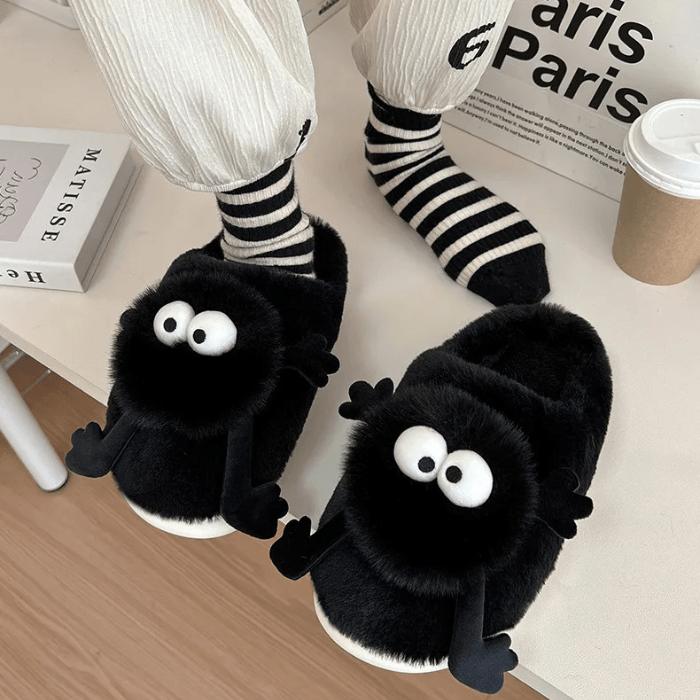 CHAUSSONS CHAUDS RIGOLOS PETIT MONSTRE