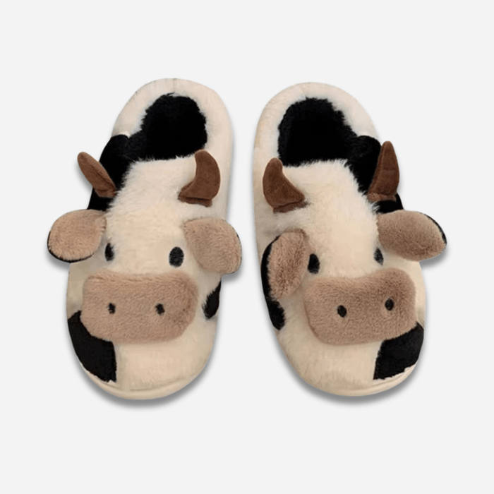 CHAUSSONS CHAUDS RIGOLOS VACHE