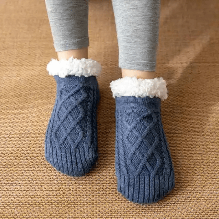 CHAUSSONS CHAUSSETTES FEMME BLEU / 35-39