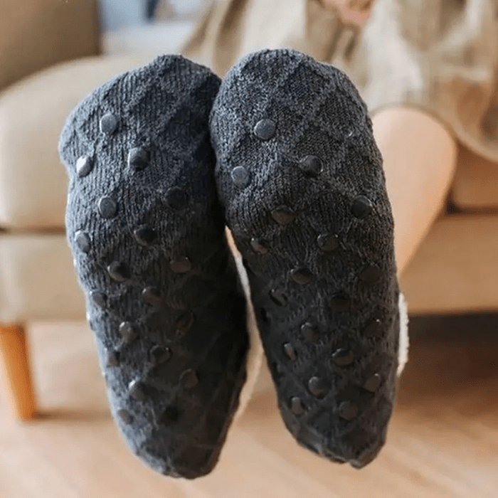 CHAUSSONS CHAUSSETTES FEMME CHAUDS