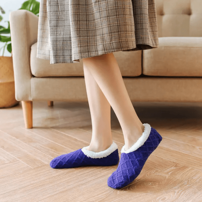 CHAUSSONS CHAUSSETTES FEMME CHAUDS