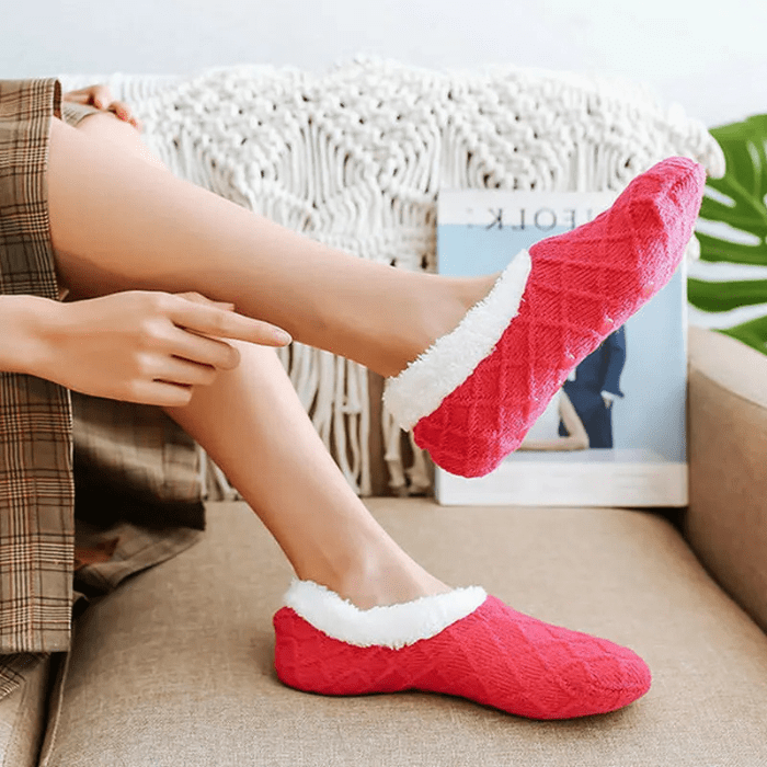 CHAUSSONS CHAUSSETTES FEMME CHAUDS