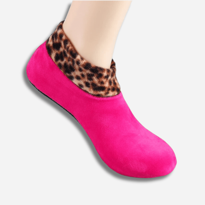 CHAUSSONS CHAUSSETTES FEMME DOUX ROSE / Standard