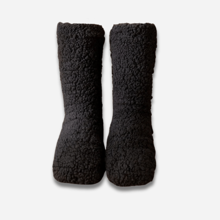 CHAUSSONS CHAUSSETTES FEMME EN PELUCHE