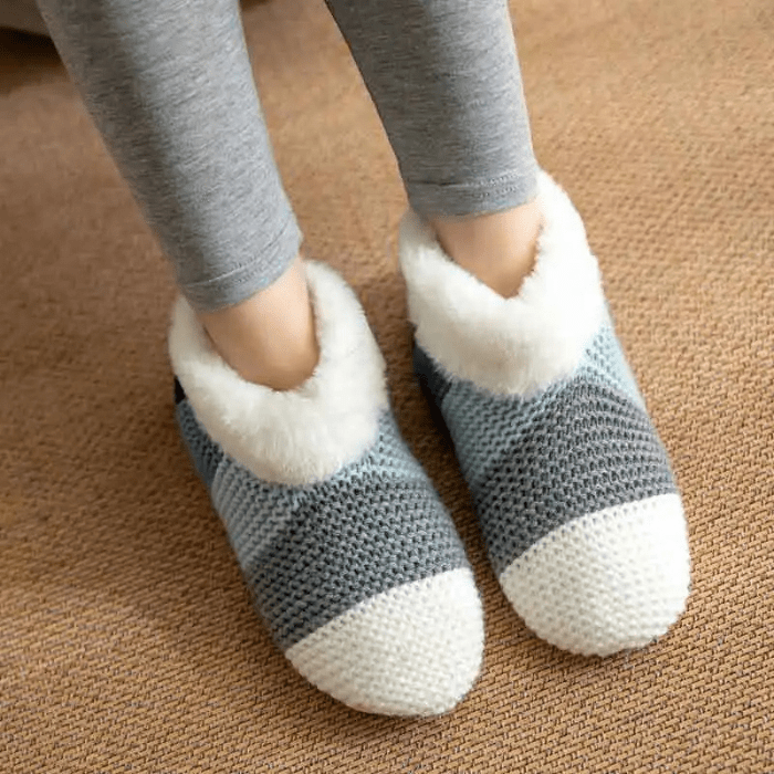 CHAUSSONS CHAUSSETTES FEMME MOELLEUX