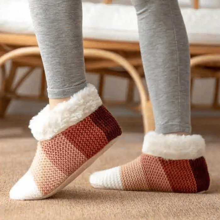 CHAUSSONS CHAUSSETTES FEMME MOELLEUX