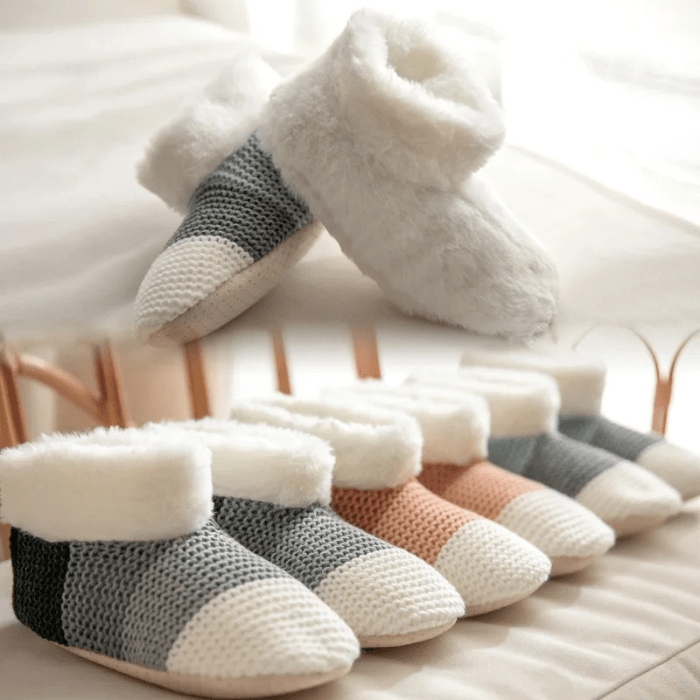 CHAUSSONS CHAUSSETTES FEMME MOELLEUX