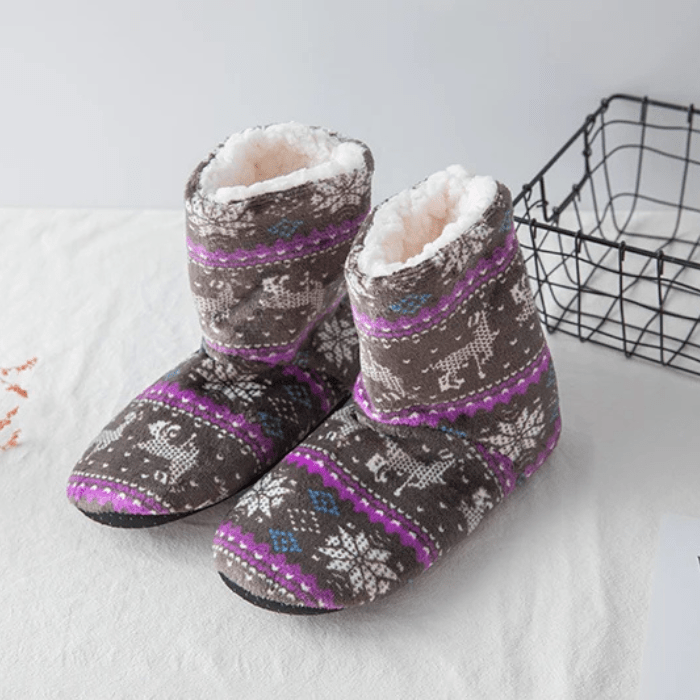 CHAUSSONS CHAUSSETTES FEMME NOËL ANTIDÉRAPANTS