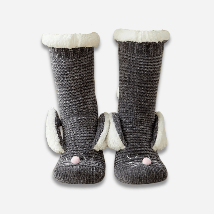 CHAUSSONS CHAUSSETTES OREILLES DE LAPIN