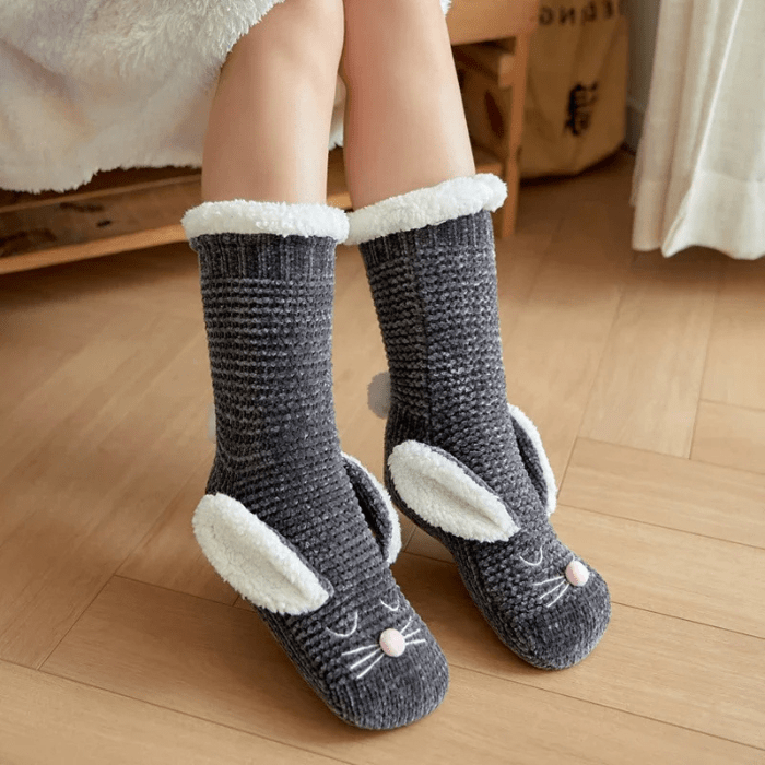 CHAUSSONS CHAUSSETTES OREILLES DE LAPIN