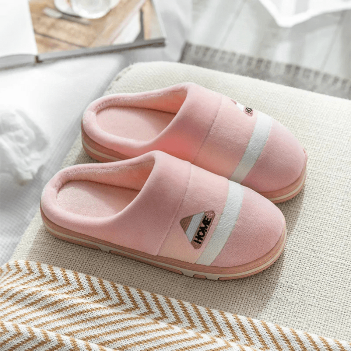 CHAUSSONS MULES FEMME CHAUDS ROSE / 36-37