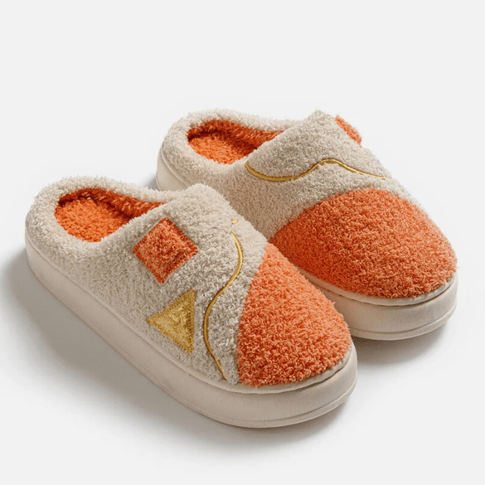 CHAUSSONS MULES FEMME MOELLEUX ORANGE / 36-37