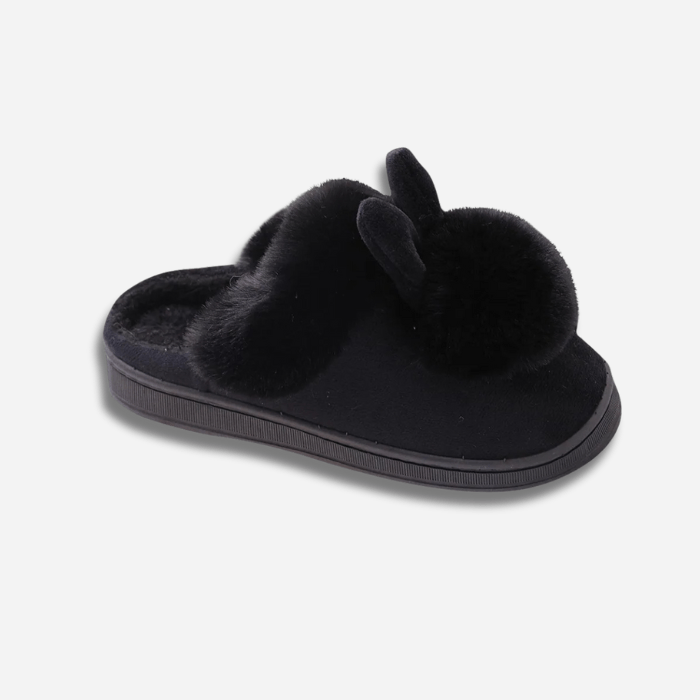 CHAUSSONS MULES FEMME OREILLES DE LAPIN