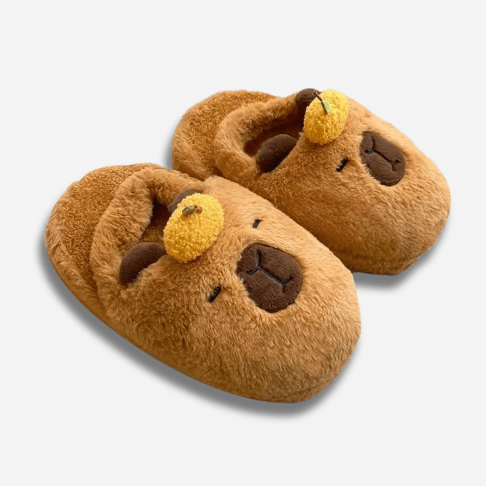 CHAUSSONS RIGOLOS ANTIDÉRAPANTS CAPYBARA