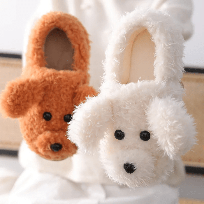 CHAUSSONS RIGOLOS FEMME CHIENS MIGNONS