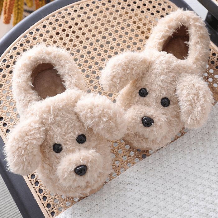 CHAUSSONS RIGOLOS FEMME CHIENS MIGNONS