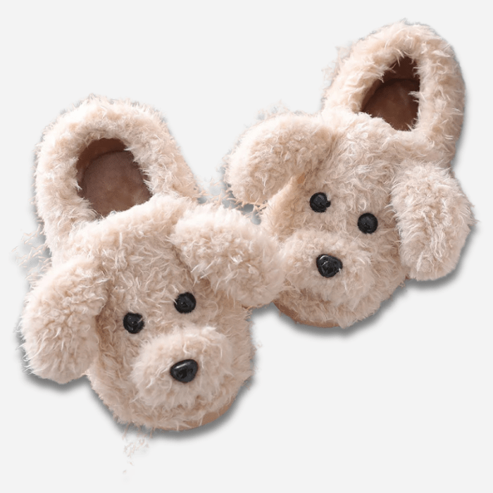 CHAUSSONS RIGOLOS FEMME CHIENS MIGNONS