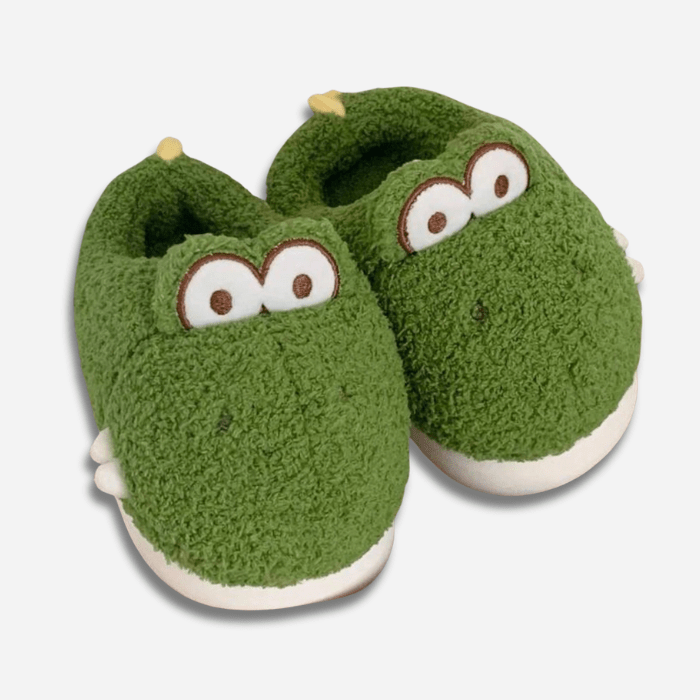 CHAUSSONS RIGOLOS FEMME DINOSAURES MIGNONS