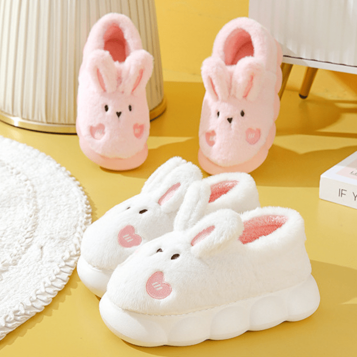 CHAUSSONS RIGOLOS FEMMES LAPINS MIGNONS