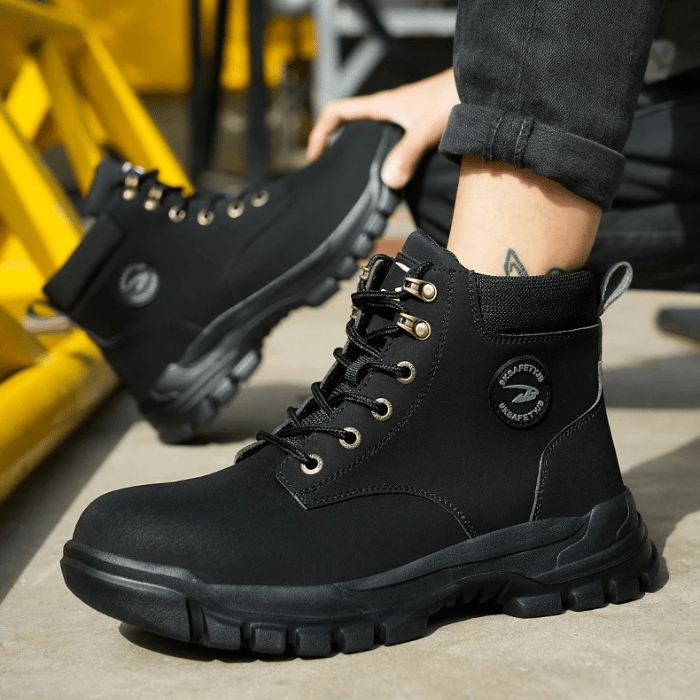 CHAUSSURES DE SÉCURITÉ CHANTIER HOMME À LACETS