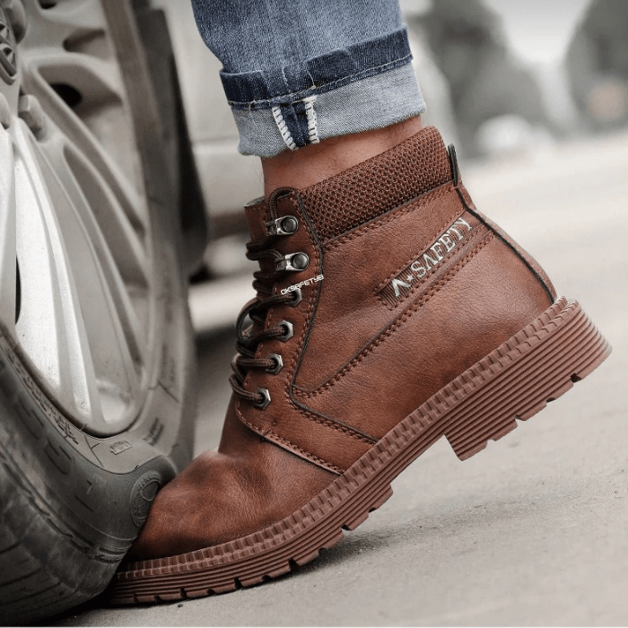 CHAUSSURES DE SÉCURITÉ CHANTIER HOMME À LACETS