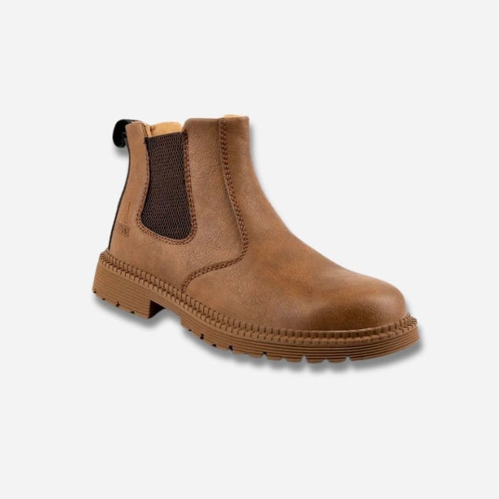 CHAUSSURES DE SÉCURITÉ CHANTIER HOMME CAMEL / 40