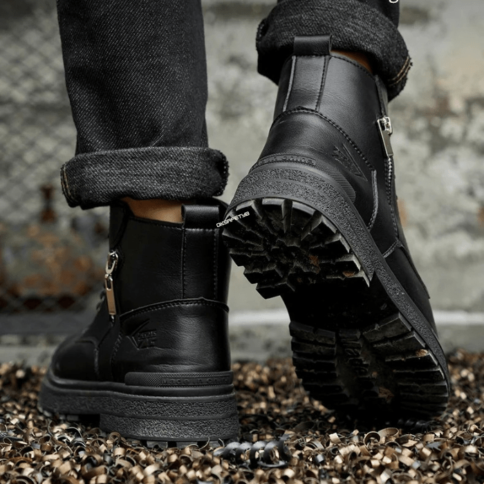 CHAUSSURES DE SÉCURITÉ CHANTIER HOMME EN CUIR