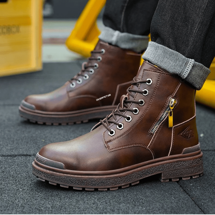 CHAUSSURES DE SÉCURITÉ CHANTIER HOMME EN CUIR