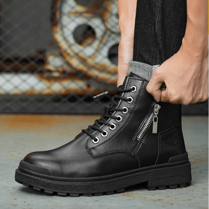 CHAUSSURES DE SÉCURITÉ CHANTIER HOMME EN CUIR