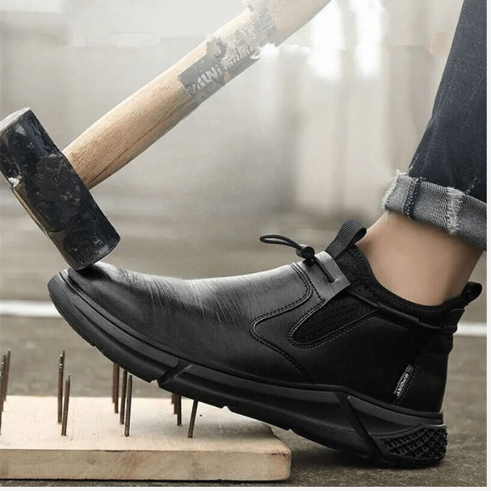 CHAUSSURES DE SÉCURITÉ HOMME HABILLÉES EN CUIR