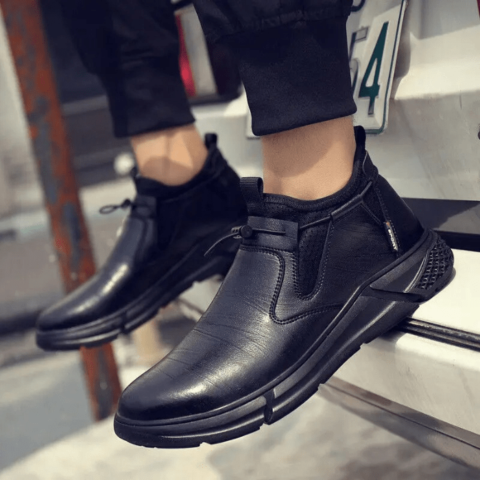 CHAUSSURES DE SÉCURITÉ HOMME HABILLÉES EN CUIR