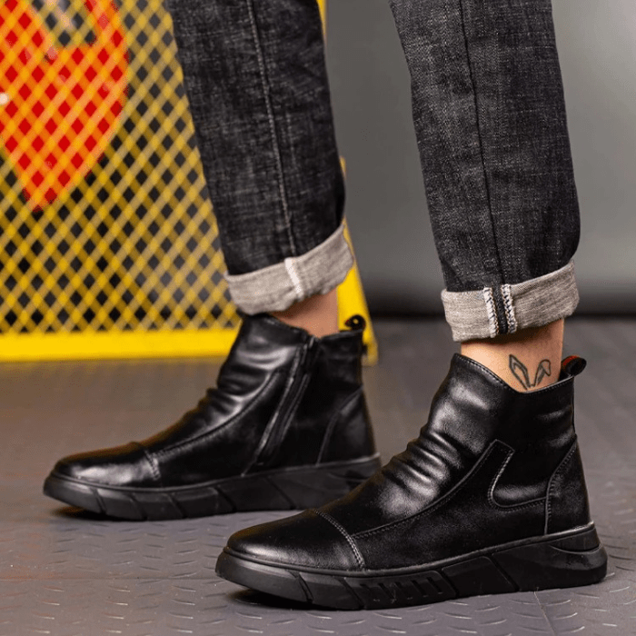 CHAUSSURES DE SÉCURITÉ HOMME HABILLÉES EN CUIR