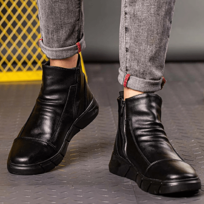 CHAUSSURES DE SÉCURITÉ HOMME HABILLÉES EN CUIR